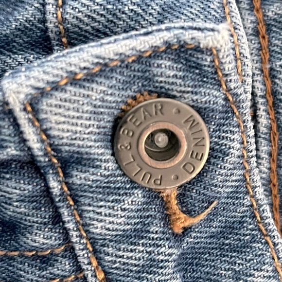 PULL & BEAR/👖High-waisted mom jeans/ Blue/ Size US 31 - Picture 7 of 13